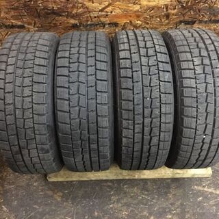 【DUNLOP WINTER MAXX WM01 185/60R14】スタッドレス 4本【EURO BAHN 社外 14インチ 6J5HPCD100+38】バリ溝 VWポロ等　(TE328) クレジットカード QR決済可能
