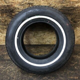新品 BS SF-375 P215/75R15 15インチ 夏タイヤ 4本 当時物 ホワイトリボン ジムニー等　(VTH212) クレジットカード QR決済可能