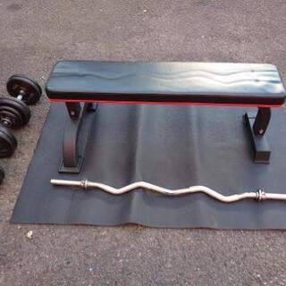 【値下げ】irotec ベンチ　ダンベル　バーベル【筋トレ】