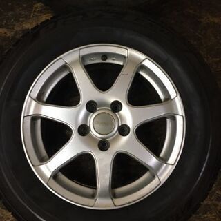 【BS Playz PX-RV 215/65R16】夏タイヤ 4本【STYLE PRASINO 社外ホイール 16インチ 6.5J5HPCD114.3+38】2016年製 アルファード等　(TD348) クレジットカード QR決済可能 BS Playz PX-RV 215/65R16】夏タイヤ 4本【STYLE PRASINO 社外ホイール