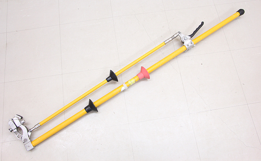 作動未確認 永木精機 NAGAKI ナガキ 絶縁ヤットコ 横型ロック式 6.9kv 操作棒 間接 活線 ホットロータ 間接活線用絶縁操作棒 電設 電気工事(HD675kwxY)④