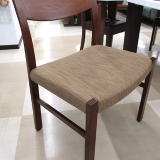カンディハウス ダイニングチェア 2脚セット  ブラウン系
