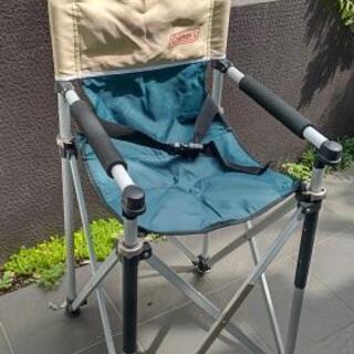 【値下げしました。美品】Coleman 幼児用チェア シートベルト付き