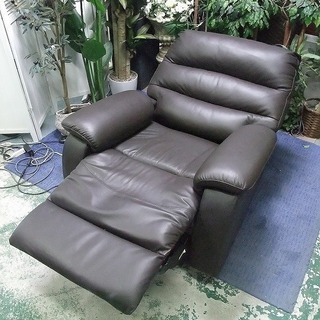 R1422) ニトリ 電動リクライニングソファ シングル ソファ 店頭取引大歓迎♪