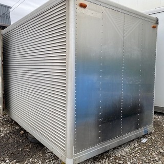 早いもの勝【希少扉多い】2トン箱 コンテナ 物置 倉庫 アルミ箱 格安