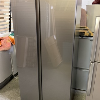 高年式!2019年モデル アクア 449L 2ドア冷蔵庫 AQR-SBS45H www