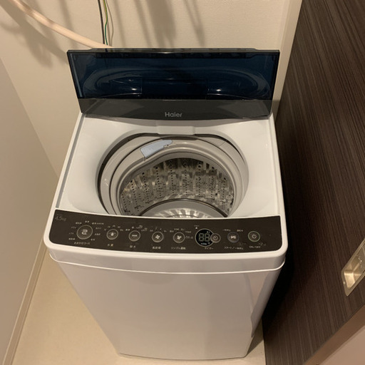 ハイアール 全自動洗濯機 4.5kg ブラック