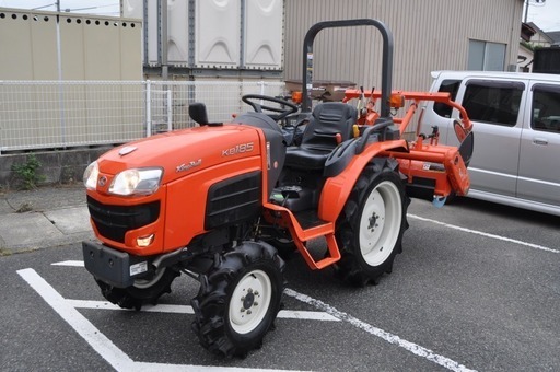 クボタ 18.5馬力 4WDトラクター KB185 パワステ/倍速/水平/逆転 300h 爪新品交換済 整備品 自社配送可（地域限定)引き取り歓迎