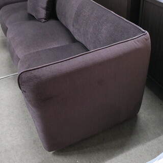 売り切れました【お新古市場】 お電話で3日間お取り置き可能！！  相合家具 KELLY W2250 3人掛けソファ  ブラック