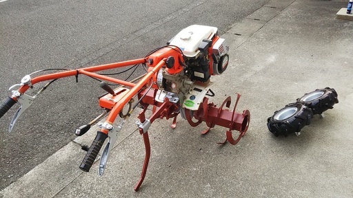 クボタ 耕運機 T1-40L 超美品 整備済み すぐに使用可 移動用タイヤ