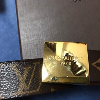 未使用 極美品 ルイヴィトン サンチュール LV メンズベルト モノグラム LB 0034 未使用 極美品 ルイヴィトン サンチュール LV メンズベルト モノグラム