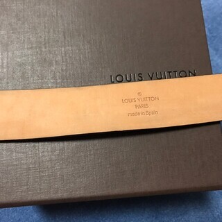未使用 極美品 ルイヴィトン サンチュール LV メンズベルト モノグラム