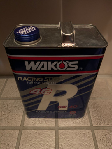 WAKO'S RACING SPEC 4CR 5W-40 4L缶