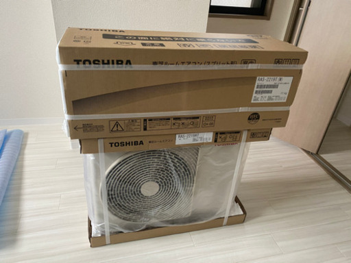 2019年製　新品　TOSHIBA 2.2Kw 6畳用取り付け工事込み‼️