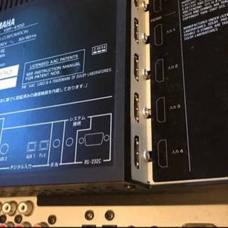 デジタルサウンドプロジェクター（YSP-4100）（YTS-T500）のセット