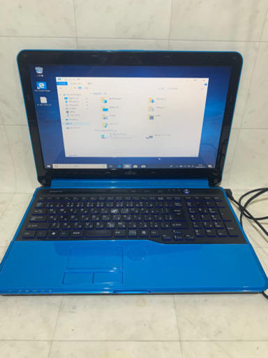 FUJITSU AH56/G  i7-2670QM メモリ8GB HDD750GB ブルー色　ブルーレイドライブ