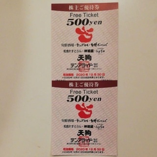 テンアライド 株主優待券１０００円