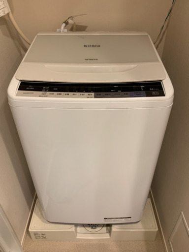 2016年製　日立BW-V80A 洗濯機　8kg ホワイト
