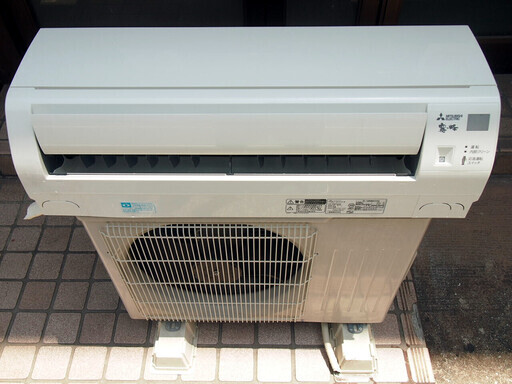 【53】三菱 エアコン おもに6畳用 霧ヶ峰 MSZ-GE2216-W