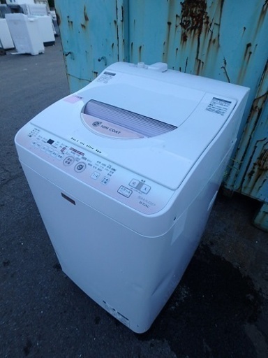 簡易清掃済み☆2011年製☆ SHARP　シャープ　全自動洗濯機 ES-TG5LC 5.5kg 6 27