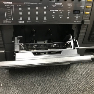 SHARP 年代物CDラジカセ QT-73CD-GY【ジャンク扱い】