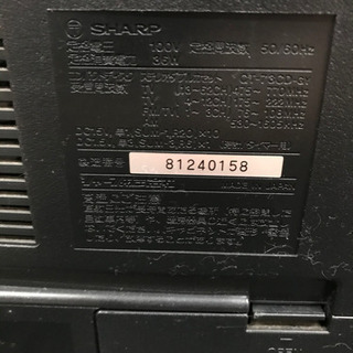 SHARP 年代物CDラジカセ QT-73CD-GY【ジャンク扱い】