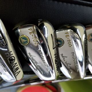 値下げします❗値下げ交渉もOKです。サバイバー個体？美品！ホンマ　FE-700　アイアンセット