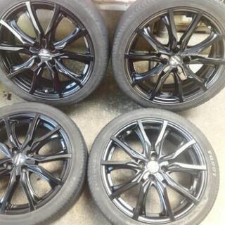 【売約済】アルミとサマータイヤ４本セット 17インチ クレンツェヴェラーエ