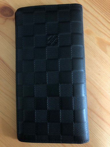 ルイヴィトン　長財布　黒　本物