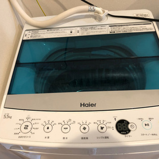 洗濯機2017年製ハイアール当方未使用