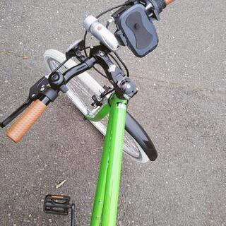 クロスバイク 自転車 26インチ グリーン