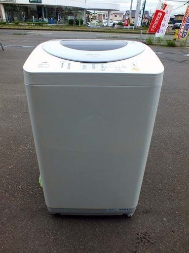【苫小牧バナナ】2005年製 ナショナル/National 6.0kg 全自動洗濯機 NA-F60PZ7 ホワイト系 2人～3人世帯向け 清掃済み