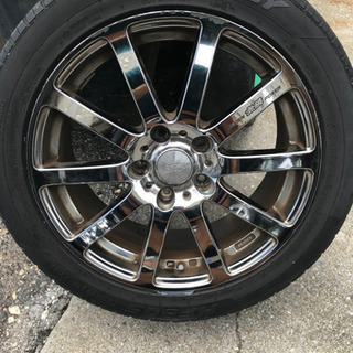 無限メッキホイール4本タイヤ付き