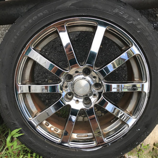 無限メッキホイール4本タイヤ付き