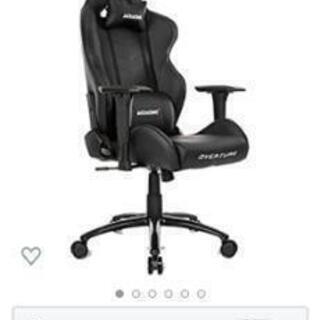 AKRACING ゲーミングチェア デスクチェア OVERTURE-BLACK 黒
