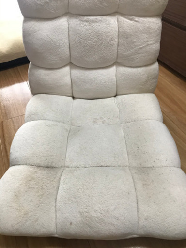 あげます 6 27 29取りに来れる方 かわいい座いす白 まっつん 門前仲町の椅子 座椅子 の中古あげます 譲ります ジモティーで不用品の処分