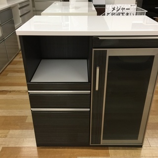 三幸ジャパン　1枚扉キッチンカウンター　【トレファク岸和田店】 三幸ジャパン (サンコウジャパン) キッチンカウンター ブラウン