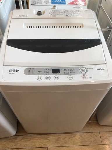 【安心1年保証付】YAMADA 全自動洗濯機 YMM-T60A1 2018年製 【ﾄﾚﾌｧｸ桶川店】