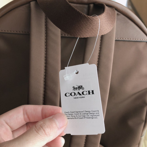 新品COACH シグネチャー　リュック