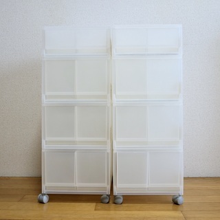 無印　ポイプロピレンケース　引き出し式　浅型　深型　８点セット 早い者勝ち！【無印良品】ポリプロピレンケース・引出式・浅型・深型 8