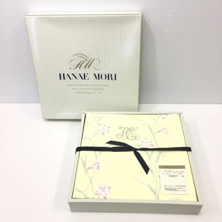 【未使用品】 HANAE MORI 森英恵 フラットシーツ シン...