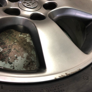 215/60R16・新品 夏タイヤ エスティマ純正アルミホイール ハイグロス セット