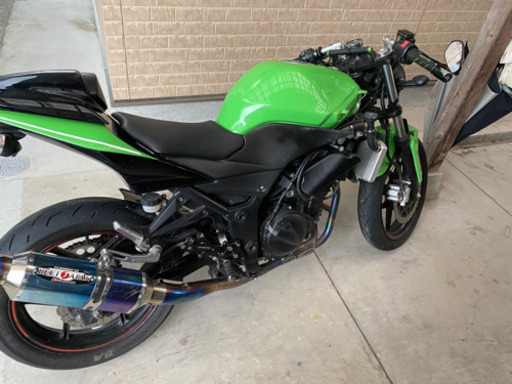 Ninja250R ストライカー フルエキ シングルシートカバー