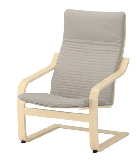 未使用 IKEA ポエング オットマンセット IKEA✩ポエング・オットマンセット