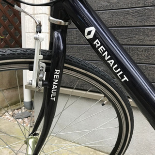 自転車 ルノー クロスバイク ネイビー 中古