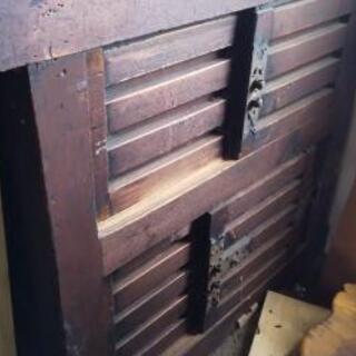 注文 古民具 船箪笥 骨董舟箪笥・舟金庫（高さ48cm、横幅56cm、