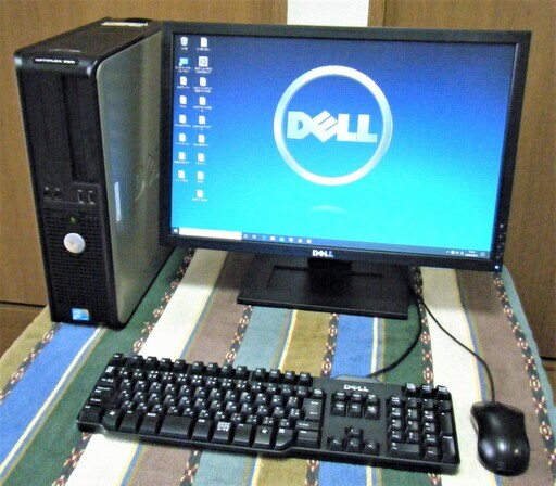 お買い得品♪/22インチ液晶/デュアルコア 3.0GHz！/大容量！HDD500GB/メモリ4GB♪/すぐ繋がるWi-Fi/Microsoft Office✎ /すぐ使えるWindows10/DVDRW(コピー可)/クレジットカード決済可能/DELL OptiPlex デスクトップ一式セット出品