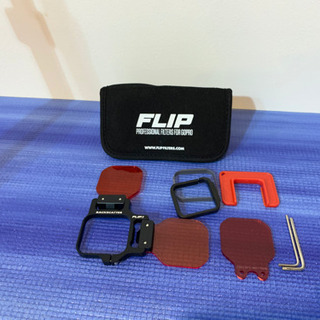 GoPro 水中用 3色レンズフィルター & 自撮り棒(極太)