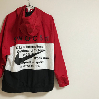 新品　人気　赤　RED Mサイズ　NIKE メンズ コート　ジャケット