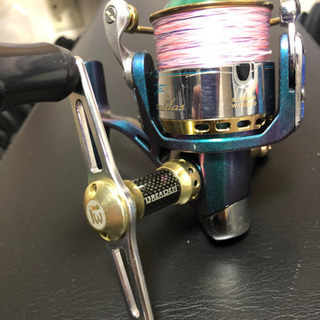 Daiwa Emelaldas2506、リールスタンド、ブリーデンWハンドルカスタム